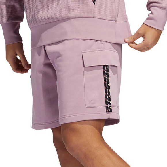 NWT Adidas Men's Waffle Cargo Shorts - Picture 3 of 5